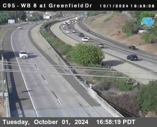 WB 8 at Greenfield Street