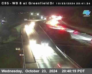 WB 8 at Greenfield Street