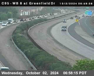 WB 8 at Greenfield Street