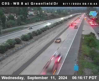 WB 8 at Greenfield Street