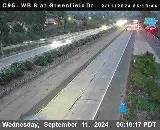 WB 8 at Greenfield Street