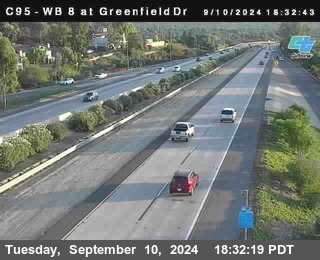 WB 8 at Greenfield Street