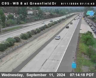 WB 8 at Greenfield Street