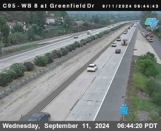 WB 8 at Greenfield Street