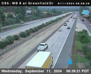 WB 8 at Greenfield Street