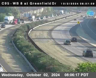 WB 8 at Greenfield Street