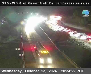 WB 8 at Greenfield Street