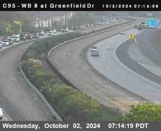 WB 8 at Greenfield Street