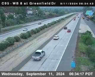 WB 8 at Greenfield Street