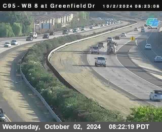 WB 8 at Greenfield Street