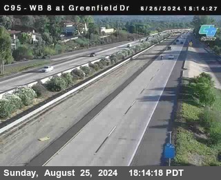 WB 8 at Greenfield Street