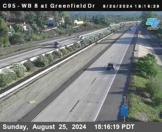 WB 8 at Greenfield Street