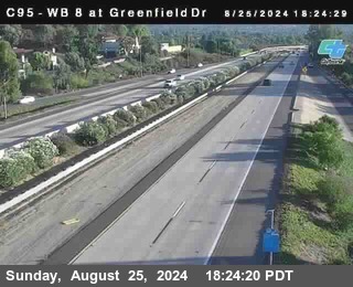 WB 8 at Greenfield Street