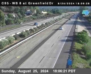 WB 8 at Greenfield Street