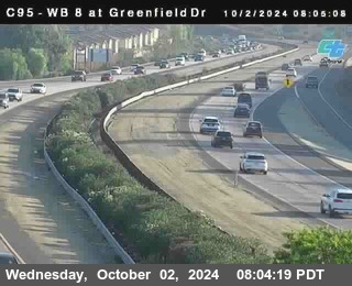 WB 8 at Greenfield Street