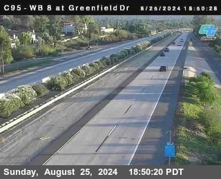 WB 8 at Greenfield Street