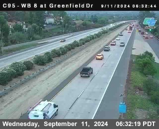 WB 8 at Greenfield Street