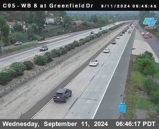 WB 8 at Greenfield Street