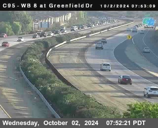 WB 8 at Greenfield Street