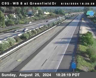 WB 8 at Greenfield Street