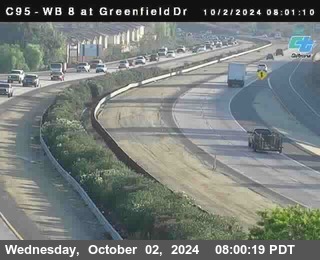 WB 8 at Greenfield Street