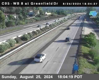 WB 8 at Greenfield Street