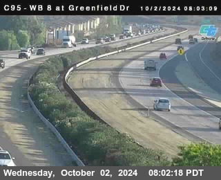 WB 8 at Greenfield Street