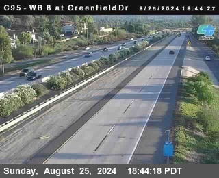 WB 8 at Greenfield Street