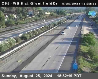 WB 8 at Greenfield Street