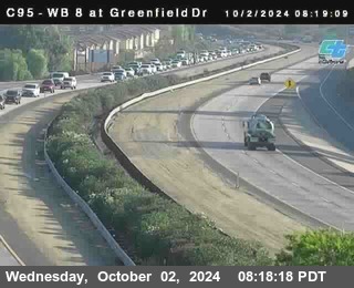 WB 8 at Greenfield Street