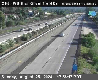 WB 8 at Greenfield Street