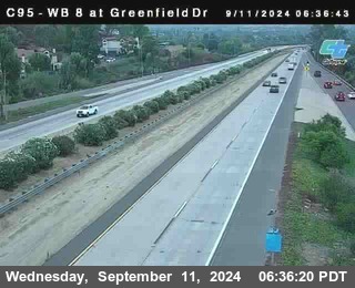 WB 8 at Greenfield Street