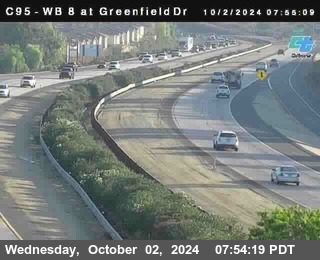 WB 8 at Greenfield Street