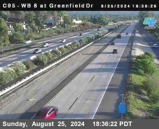 WB 8 at Greenfield Street