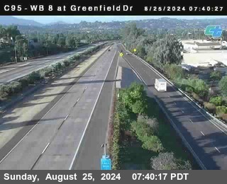 WB 8 at Greenfield Street