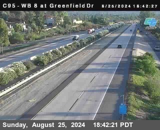 WB 8 at Greenfield Street