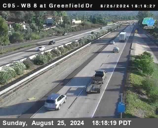 WB 8 at Greenfield Street