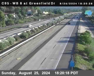 WB 8 at Greenfield Street