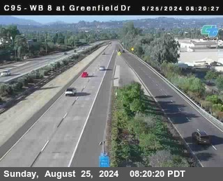 WB 8 at Greenfield Street