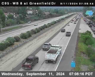 WB 8 at Greenfield Street