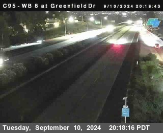 WB 8 at Greenfield Street