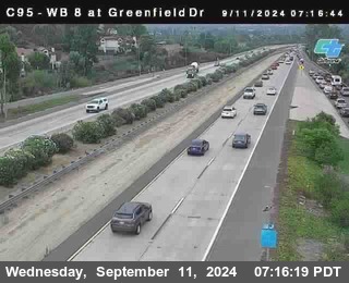 WB 8 at Greenfield Street