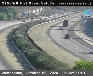 WB 8 at Greenfield Street