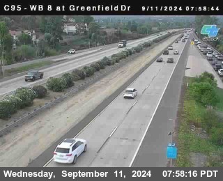 WB 8 at Greenfield Street