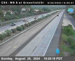 WB 8 at Greenfield Street