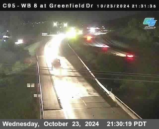 WB 8 at Greenfield Street