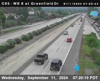 WB 8 at Greenfield Street