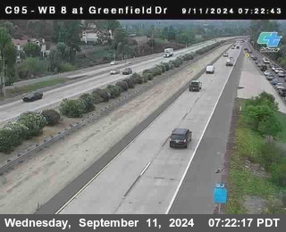 WB 8 at Greenfield Street