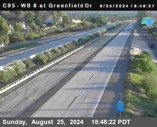 WB 8 at Greenfield Street