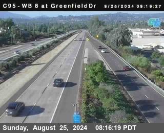 WB 8 at Greenfield Street